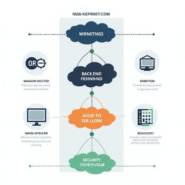 Diagram arsitektur teknologi yang digunakan Ninja Teknologi